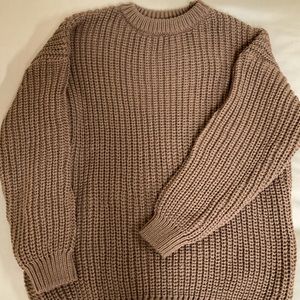 Caramel Chunky Winter Sweater